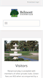 Mobile Screenshot of belmontcountryclub.net
