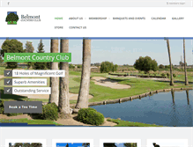 Tablet Screenshot of belmontcountryclub.net